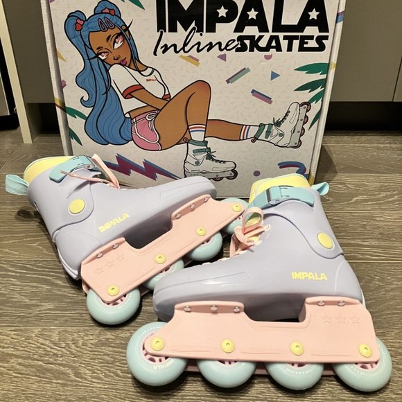 Impala Accessories - IMPALA LIGHTSPEED INLINE SKATES - FAIRY FLOSS (PASTEL) - NWOT